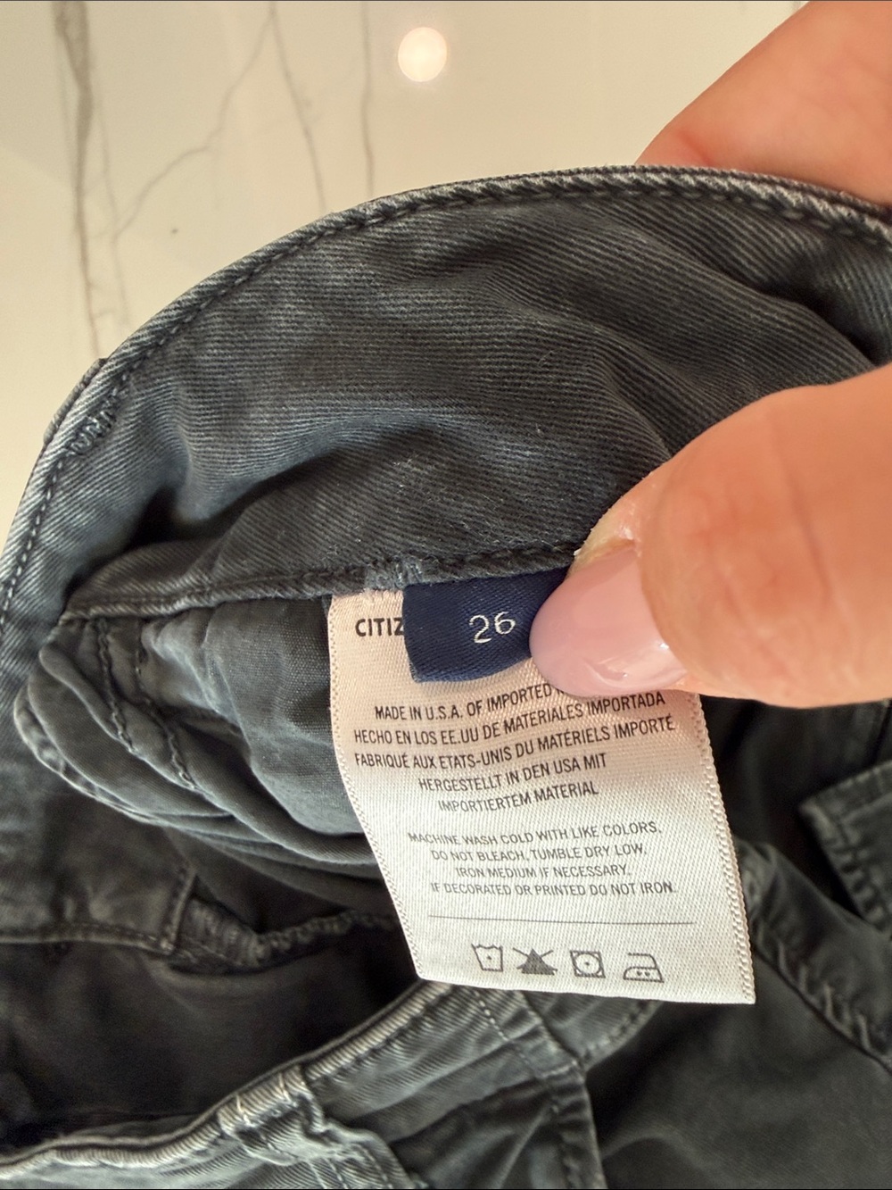 Citizens Of Humanity Black Wide-Leg Cargo Pants - Picture 3 of 4